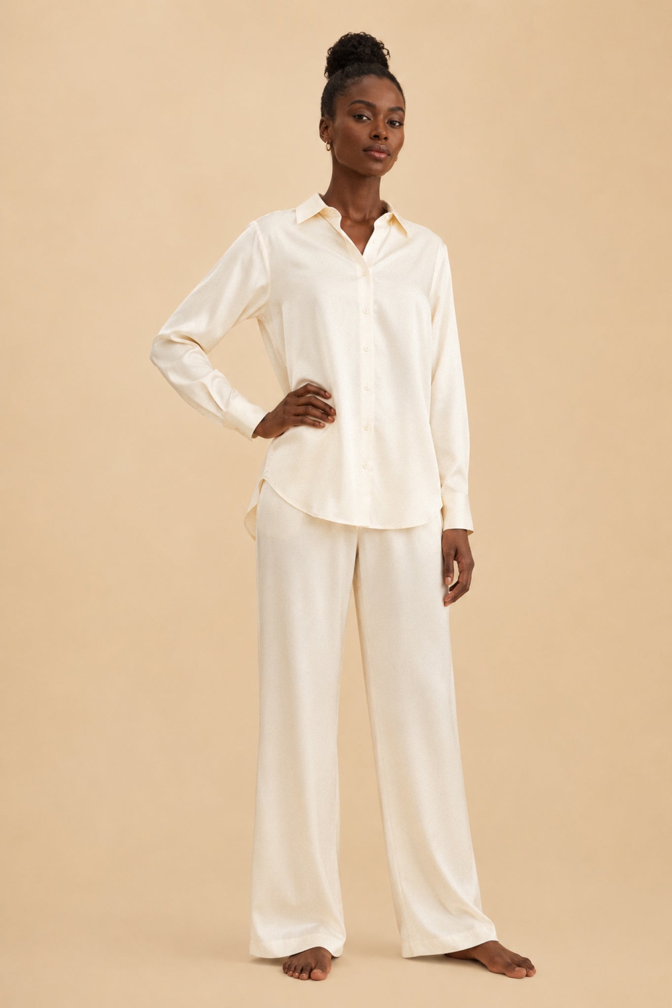 Pyjama Élise 100% soie de mûrier