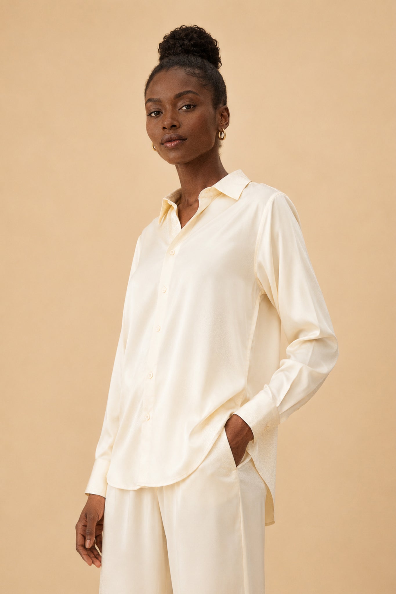 Pyjama Élise 100% soie de mûrier