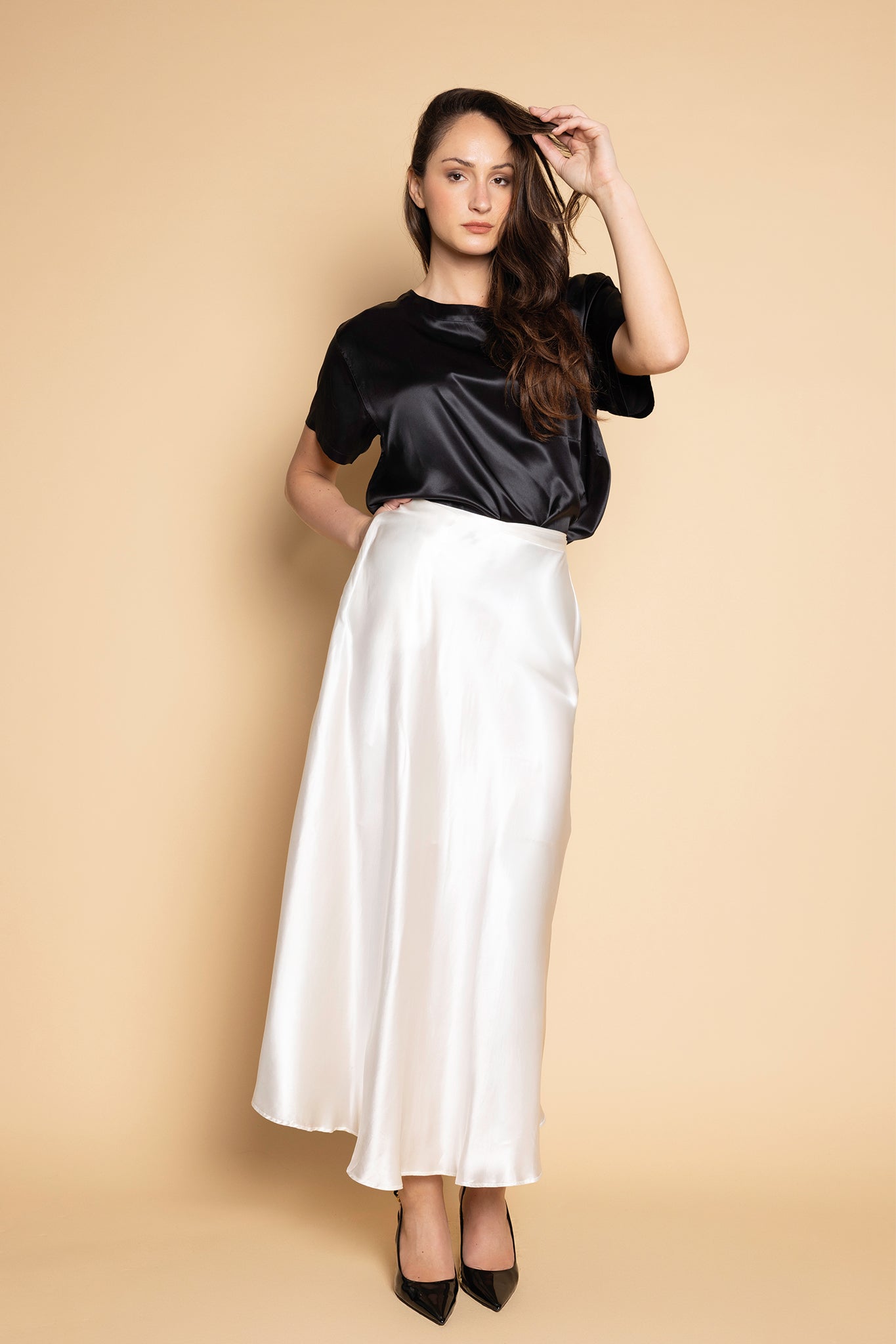 Jupe Isabella 100% soie de mûrier