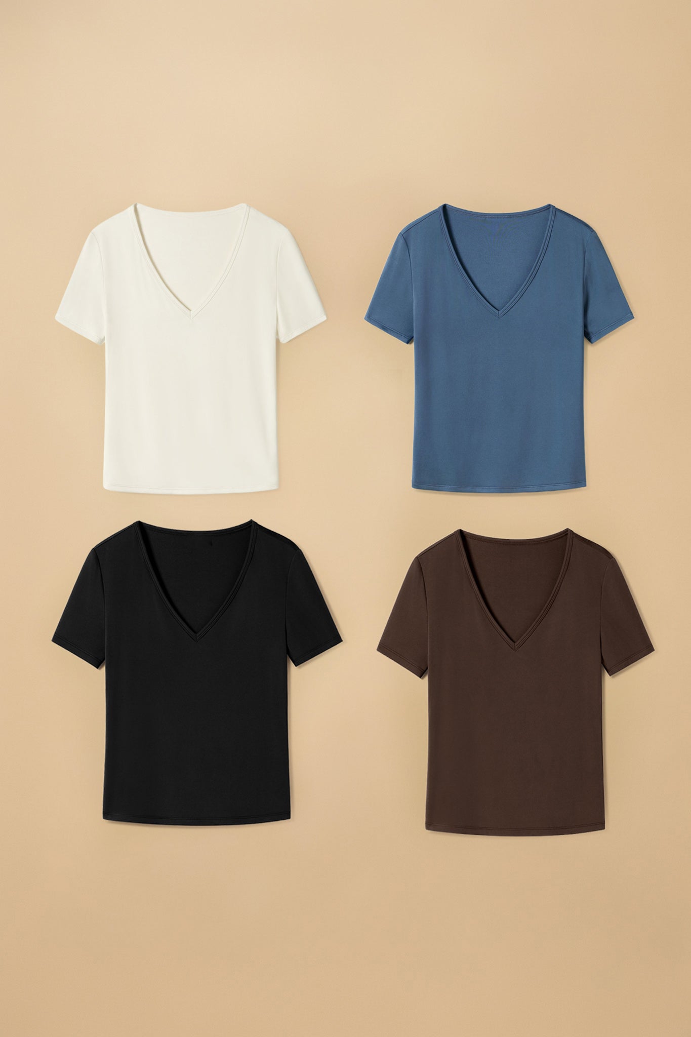 Mamma SILKA - Set di 4 T-shirt Opale